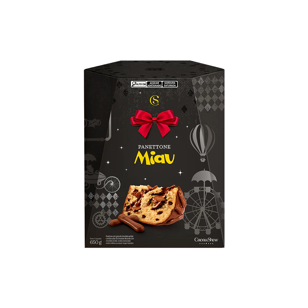 Panetone Clássico Miau 650g