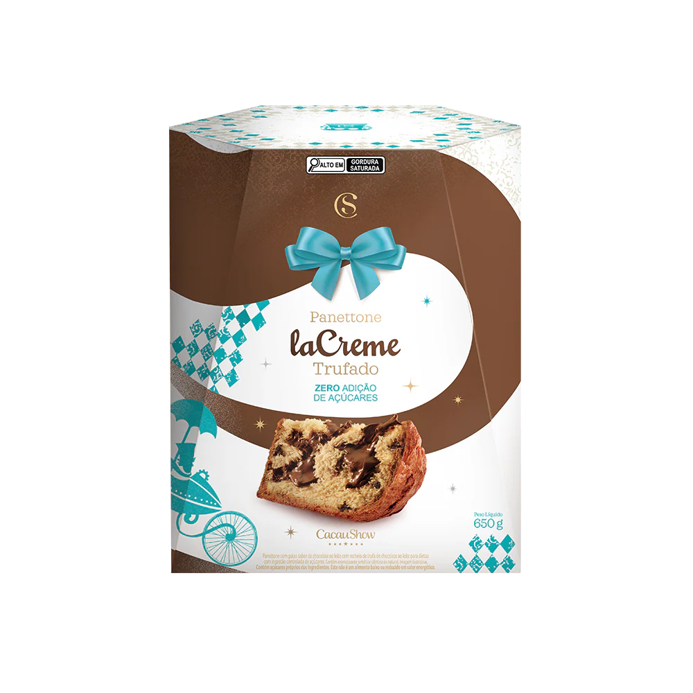 Panetone laCreme Zero Adição de Açúcar 650g